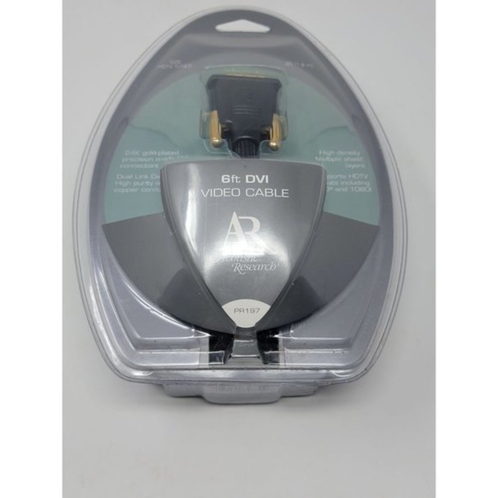 6 foot DVI Cable supports HDTV 720 &‎ 1080i